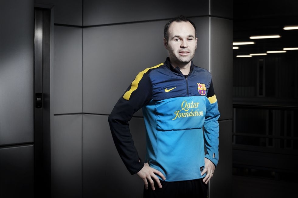 Iniesta tại trung tâm huấn luyện Ciutat Esportiva