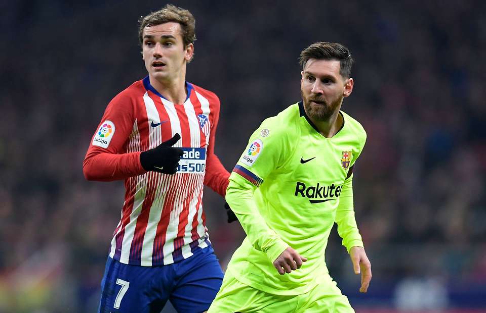 Antoine Griezmann v Messi