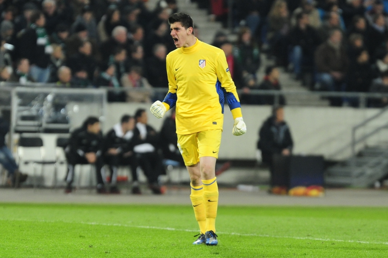 Thủ môn Thibaut Courtois của Atletico Madrid còn rất trẻ