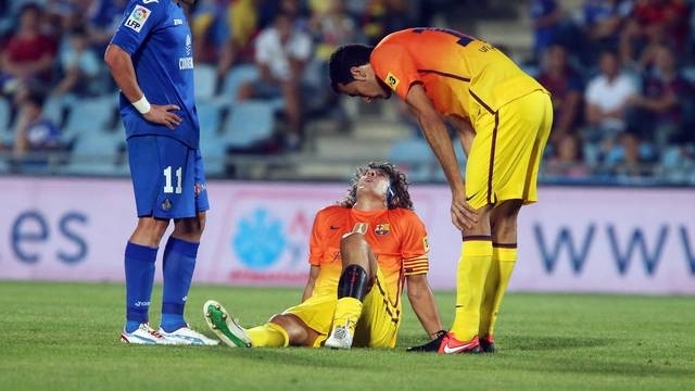 Puyol quá già để có thể va chạm liên tục