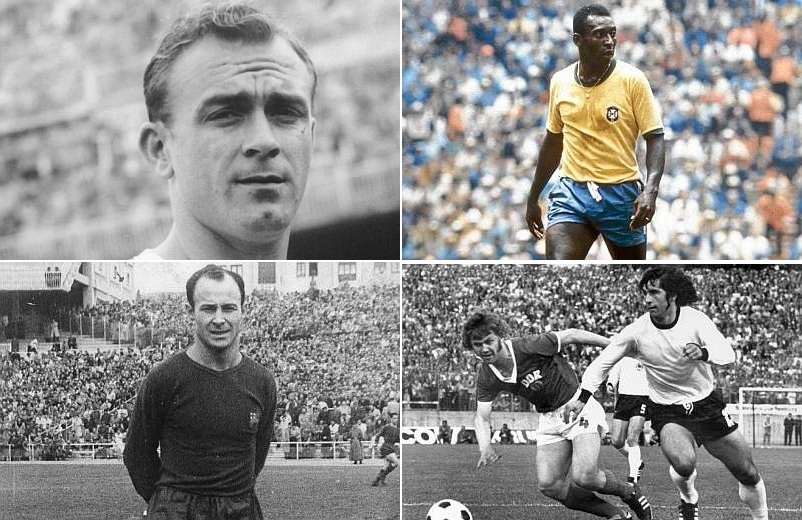 Di Stefano, Pele, Cesar và Muller 