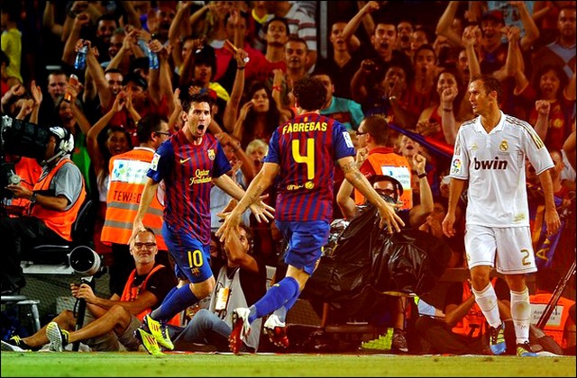 Năm ngoái Barça đã hạ Real Madrid tại siêu cúp Tây Ban Nha