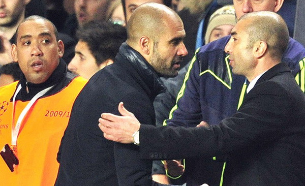 Guardiola đã bị Di Matteo của Chelsea đánh bại ở mùa trước