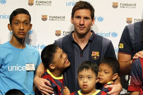 Unicef khẳng định sự đóng góp của quỹ Leo Messi