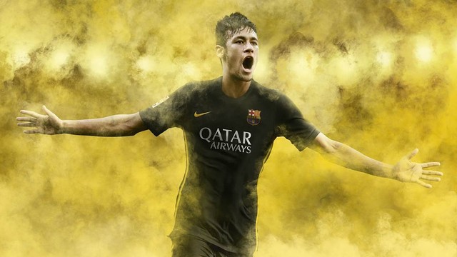 Neymar trong trang phục áo đấu thứ ba