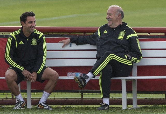 Xavi và Del Bosque